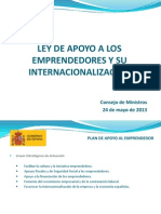 Ley Apoyo Emprendedores