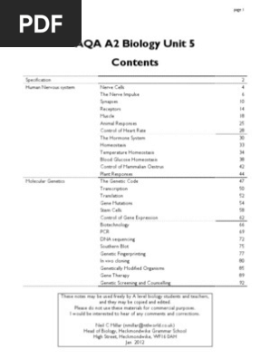 aqa biology unit 5 essay help