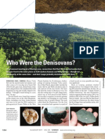 Gibbons. 2011. Who Were the Denisovans