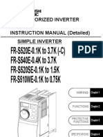 Mitsubishi S500 Series VFD Instruction Manual