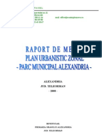 Raport Mediu - Parc Alexandria