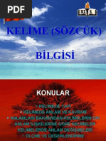 Kelime Bilgisi