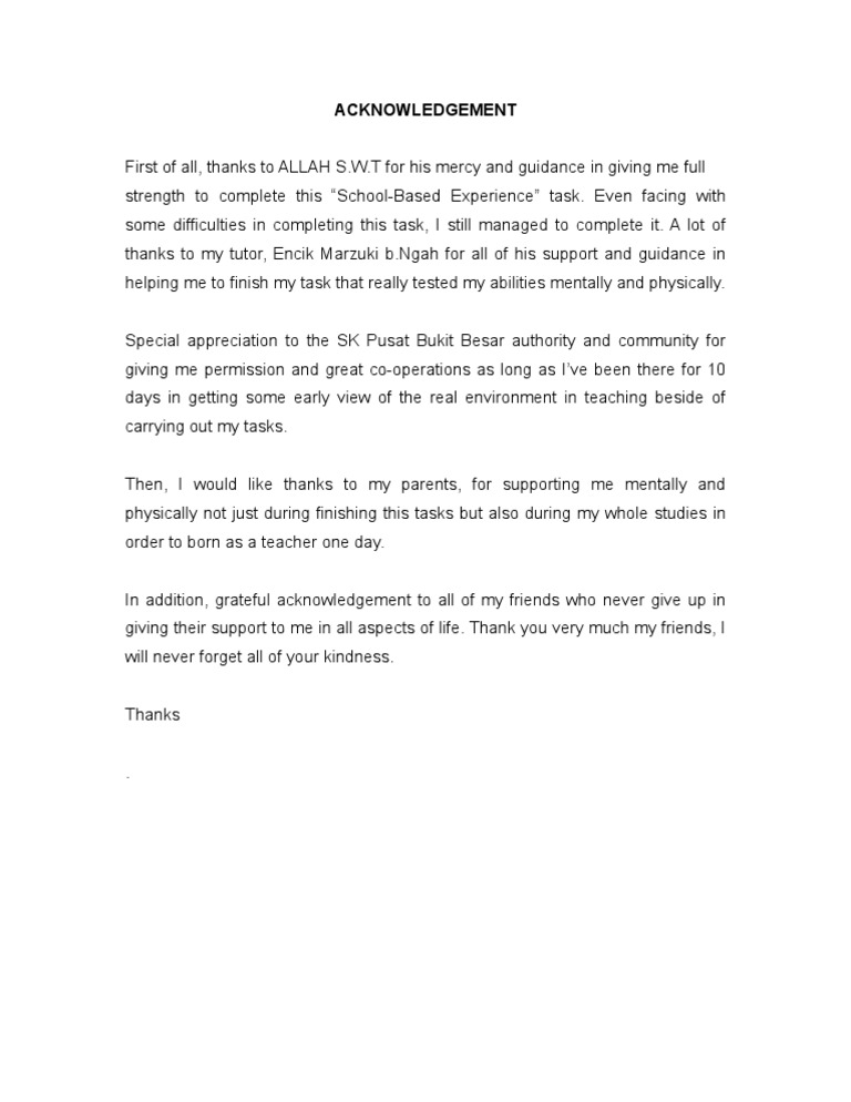 Beautiful thesis acknowledgement image