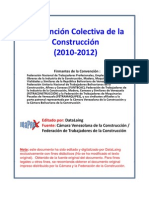 Convencion Colectiva Construccion 2010-2012 Recopilada Por D