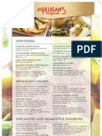 Download Mulligans LunchDinner Menu by Jamie Lynn Morgan SN144521773 doc pdf