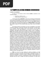 El Tiempo de La Vida Humana