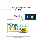 20 TEMAS PARA DDS - SEGURANÇA DO TRABALHO NWN