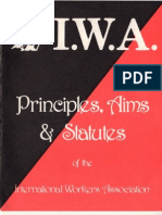 Principles, Aims & Statues of the I.W.A