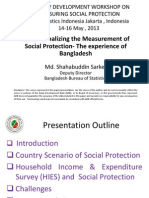 Day 3 Session 3 Country Experience On Monitoring Social Protection, Presentation of Bangladesh