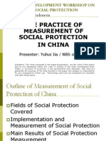 Day 1 Session 3 Country Experience on Monitoring Social Protection, Presentation of PRC