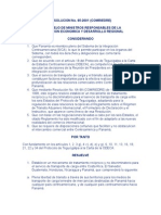 RESOLUCION No 65-2001 COMRIEDRE, Inclusión de Panamá en DTI y Reglamento