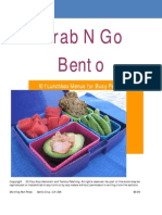 Grab and Go Bento Box Lunch Recipe Book