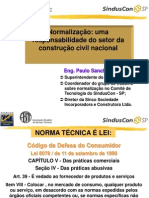 Apresentação de Normas Construtivas