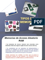 Tipos de Memoria