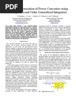 Grid Synchronization of Power Converters Using Multiple Second Order Generalized Integrators