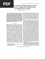 An Adaptive Hy Steresis-Band Current Control Technique of A Voltage-Fed PWM Inverter For Machine Drive System