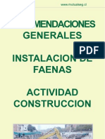 Instalacion de Faenas