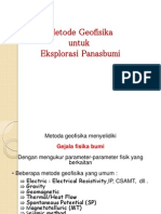 Metode Ekplorasi Geofisika Untuk Panas Bumi