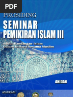 Prosiding Seminar Pemikiran Islam III - Akidah