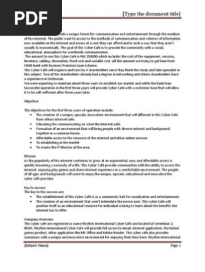 Cyber Cafe Business Plan.docx