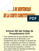 Tipos de decisiones de la Corte Constitucional