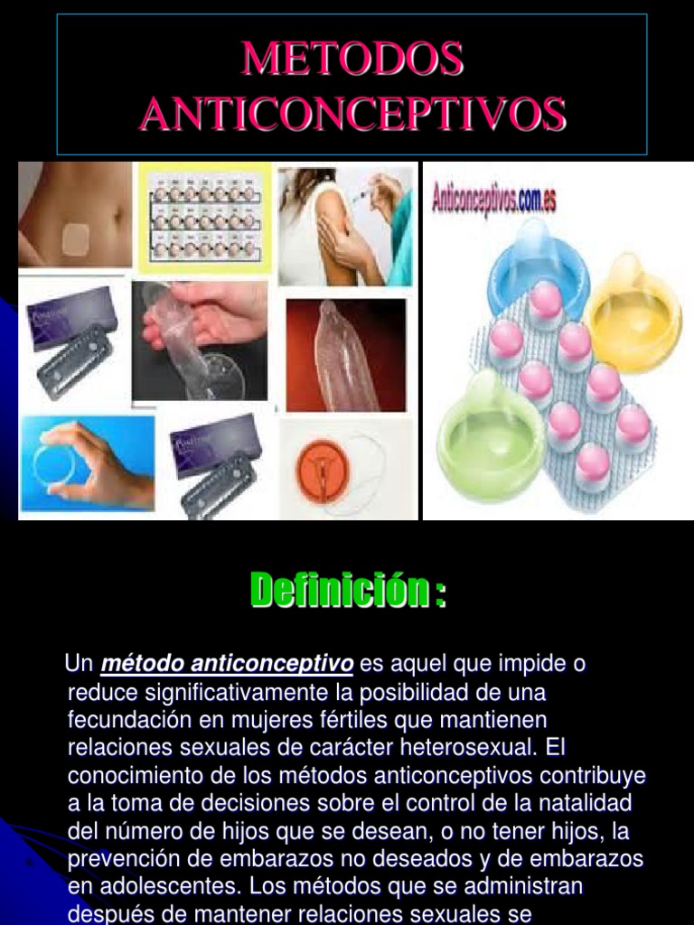 METODOS ANTICONCEPTIVOS