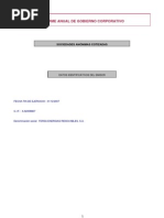 Fersa La Sociedad publica el Informe Anual de Gobierno Corporativo correspondiente al ejercicio 2007