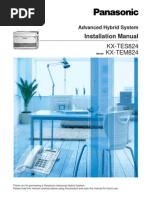 Download Panasonic KX-TES824 Installation Manual by ddaagg SN144607241 doc pdf