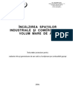 Indrumator Proiectare-Incalzire Spatii Comerciale Cu Volum Mare de Aer