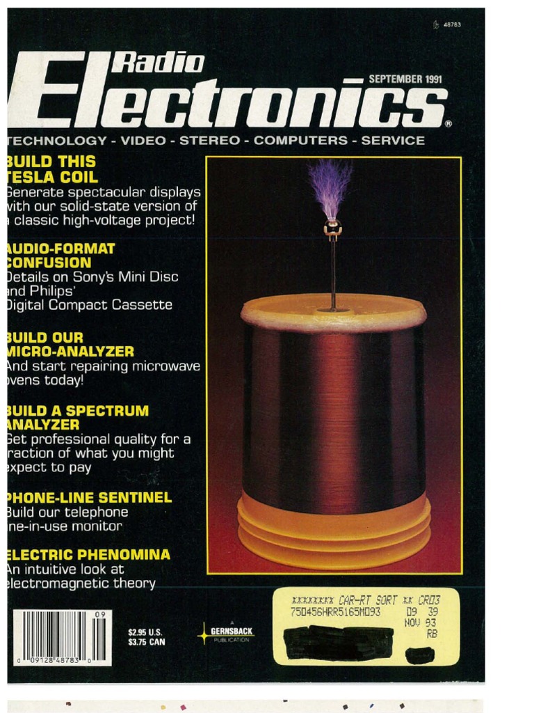 RE - 1991-09 | Electromagnetism | Electronics - 