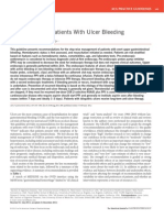 Management of Patient With Ulcer Bleeding