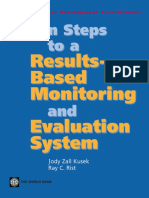 Download Ten Steps to a Results-Based Monitoring and Evaluation System A Handbook for Development Practitioners by World Bank Publications SN14461971 doc pdf