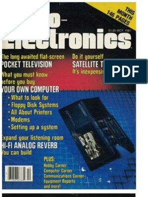 Re - 1981-10 | PDF | Compact Disc | Electronics
