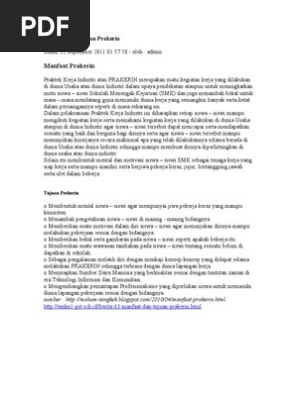 Manfaat Dan Tujuan Prakerin