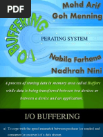 I/O Buffering Operating System