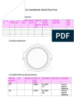 Planul de Examinare Nedistructiva