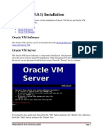 Oracle Vm Installation