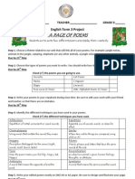 Grade 5 English Poetry Project PDF