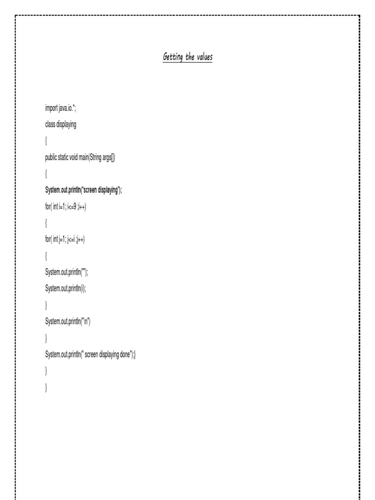Java prg1 | PDF
