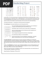 handwriting project