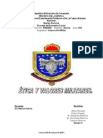 Etica y Valores Militares