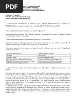 Estudo dirigido Benveniste