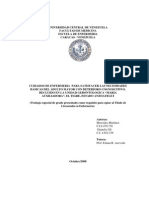 Cuidados de Enfeemeria Para Satisfacer Las Necesidades Basicas Del Adulto Mayor Con Deterioro Co