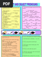 Subject Object Pronouns