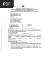 Oriental Insurance Nagrik Suraksha Proposal Form