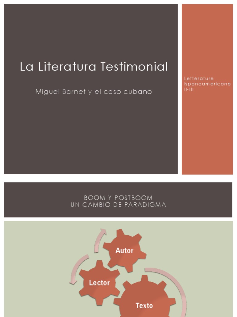 Literatura Testimonial en América Latina | PDF | Testimonio | Verdad