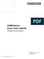 CAM8-Series: Models CAM8, CAM8PRO