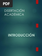 Disertación Académica