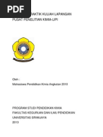 Download Laporan Praktik Kuliah Lapangan Lipi by Syelli Ayu Friani SN144694534 doc pdf