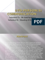 Person To Person(s) Communication - pptx1